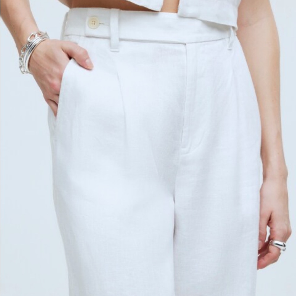 Madewell Linen High-Waisted Pants